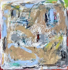 Blue and brown, Painting, Oil on Canvas