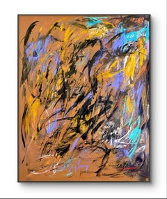 Brown wind, Painting, Oil on Canvas