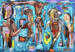 Entre le ciel et l'eau, Painting, Oil on Canvas
