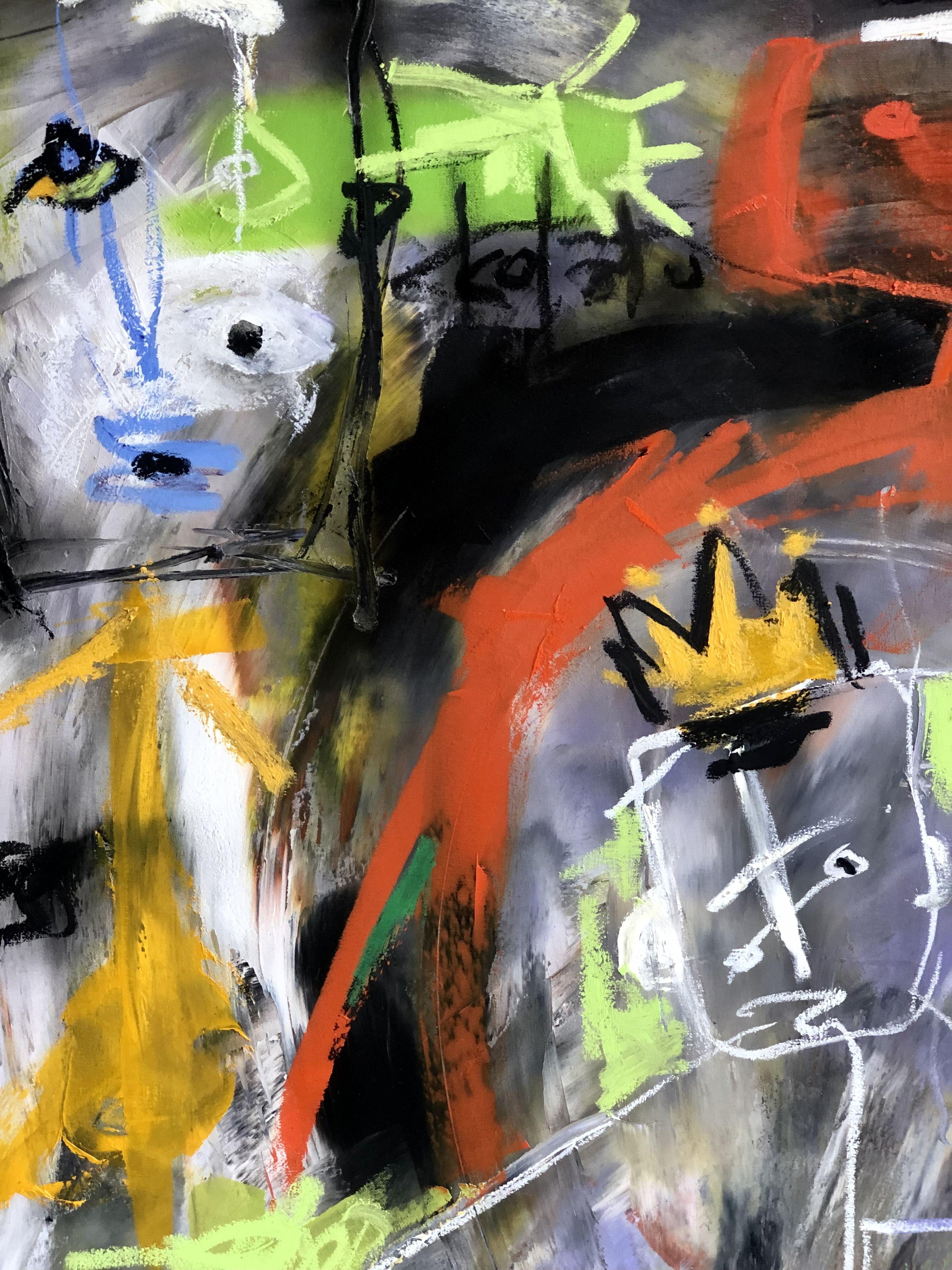 Graffiti revival, Painting, Oil on Canvas For Sale 1
