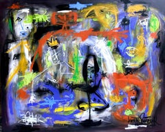 Graffiti revival, Painting, Oil on Canvas