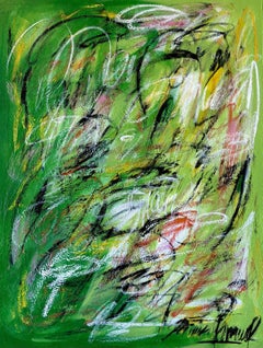 Poesia verde alla Madre Terra, Dipinto, Olio su tela