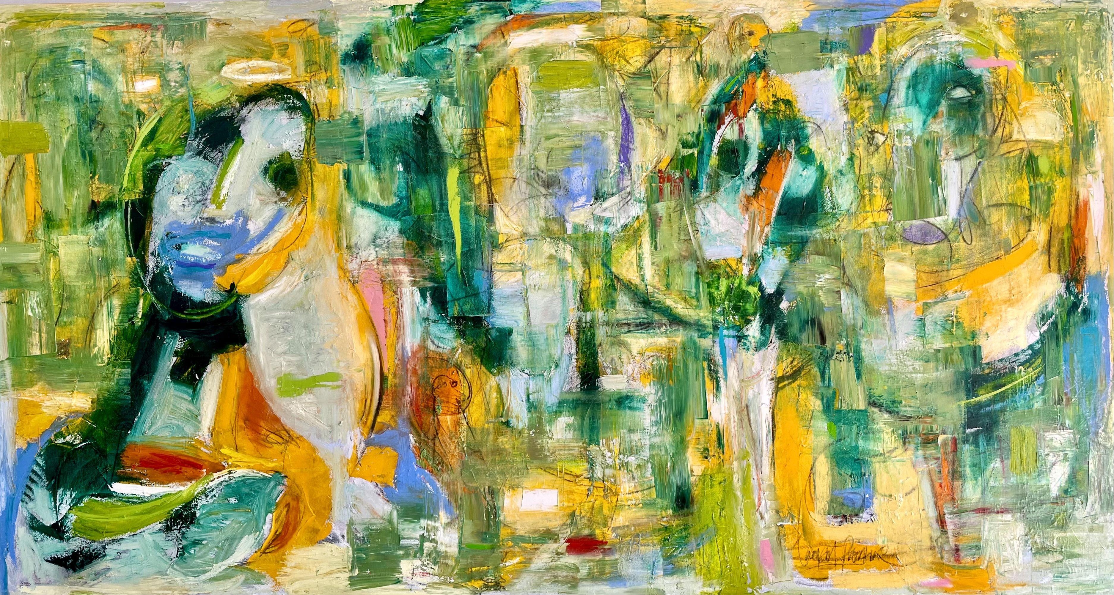 Posso sentirti, Pittura, Olio su tela - Painting di Laurent Proneur