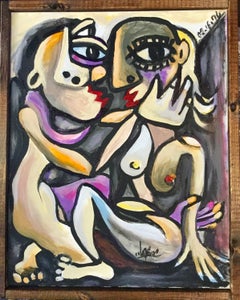 Kiss me, Painting, Oil on Canvas