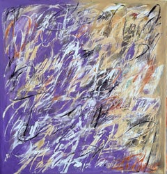 Poème sur la lavande, Peinture, Huile sur toile