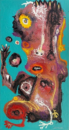 Le Jongleur (huge original painting on canvas)