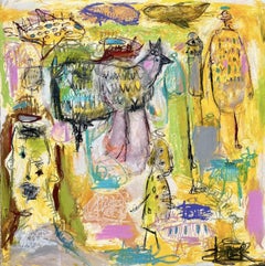 Le voyage de Robert, Pittura, Olio su tela