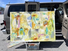 Parking express, Peinture, Huile sur toile