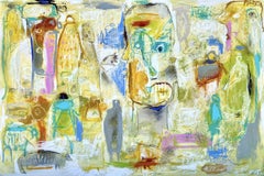 Parking lot express, Painting, Oil on Canvas