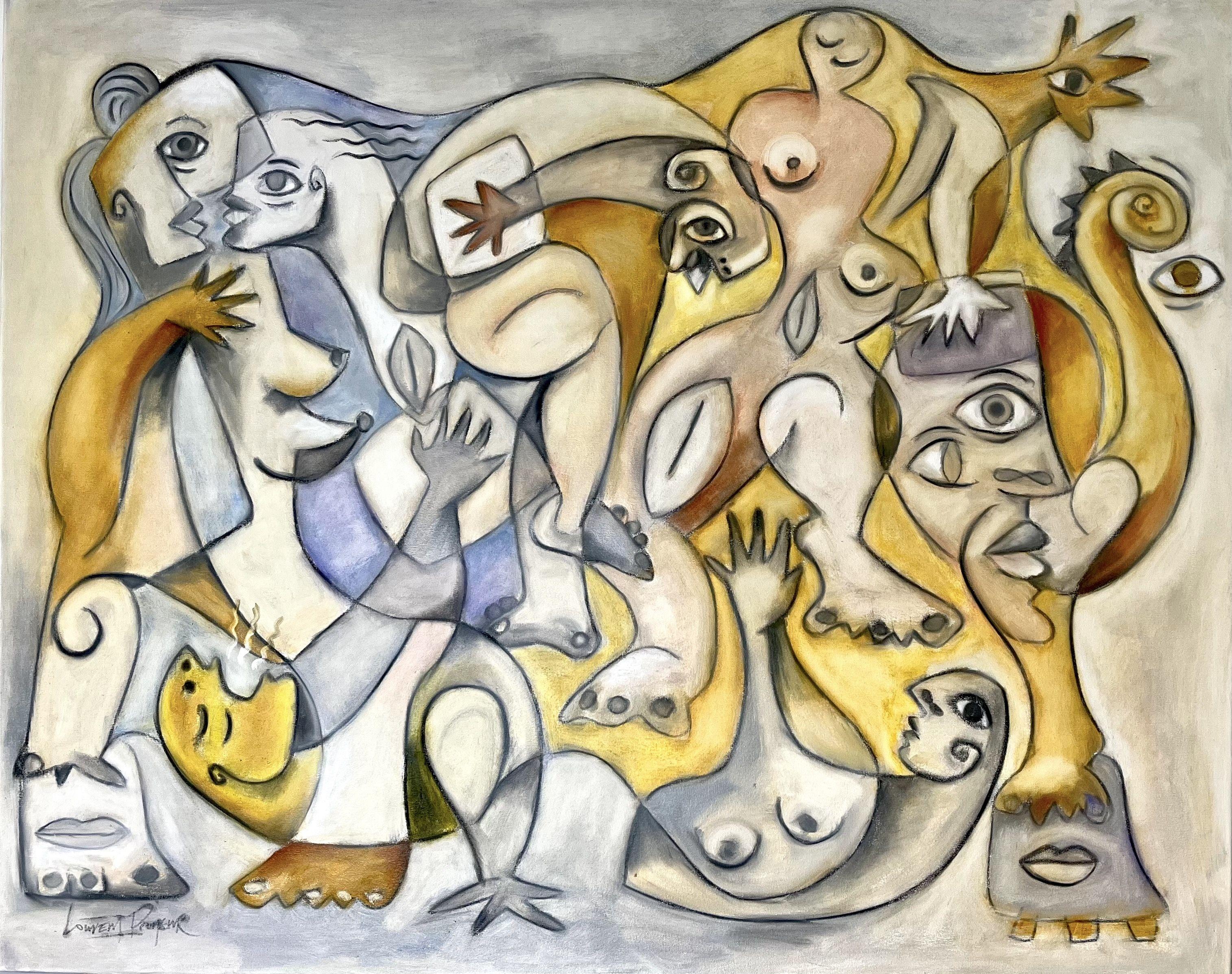 Presión, Pintura, Óleo sobre lienzo