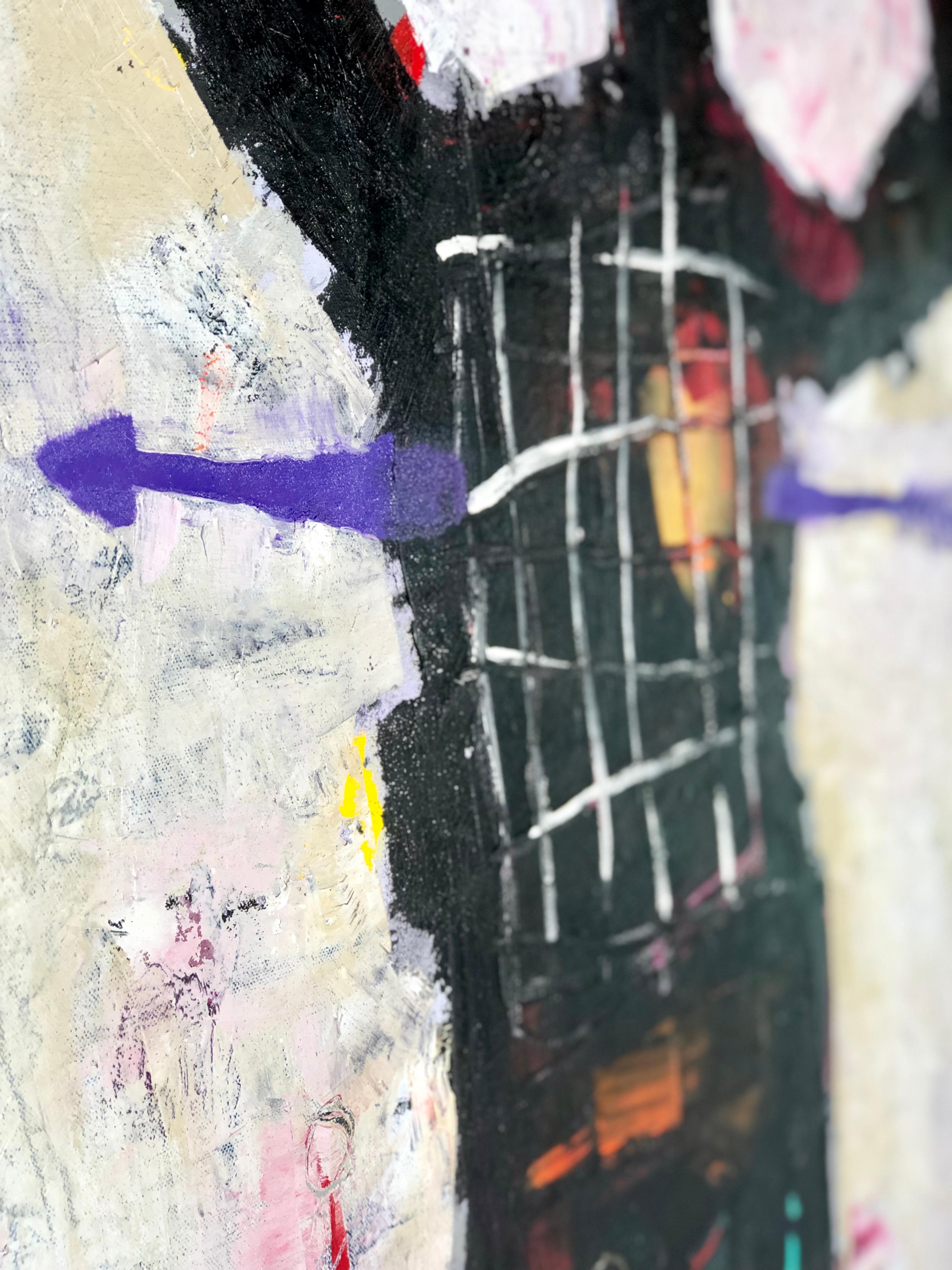 Lila Liebe (Expressionismus), Painting, von Laurent Proneur
