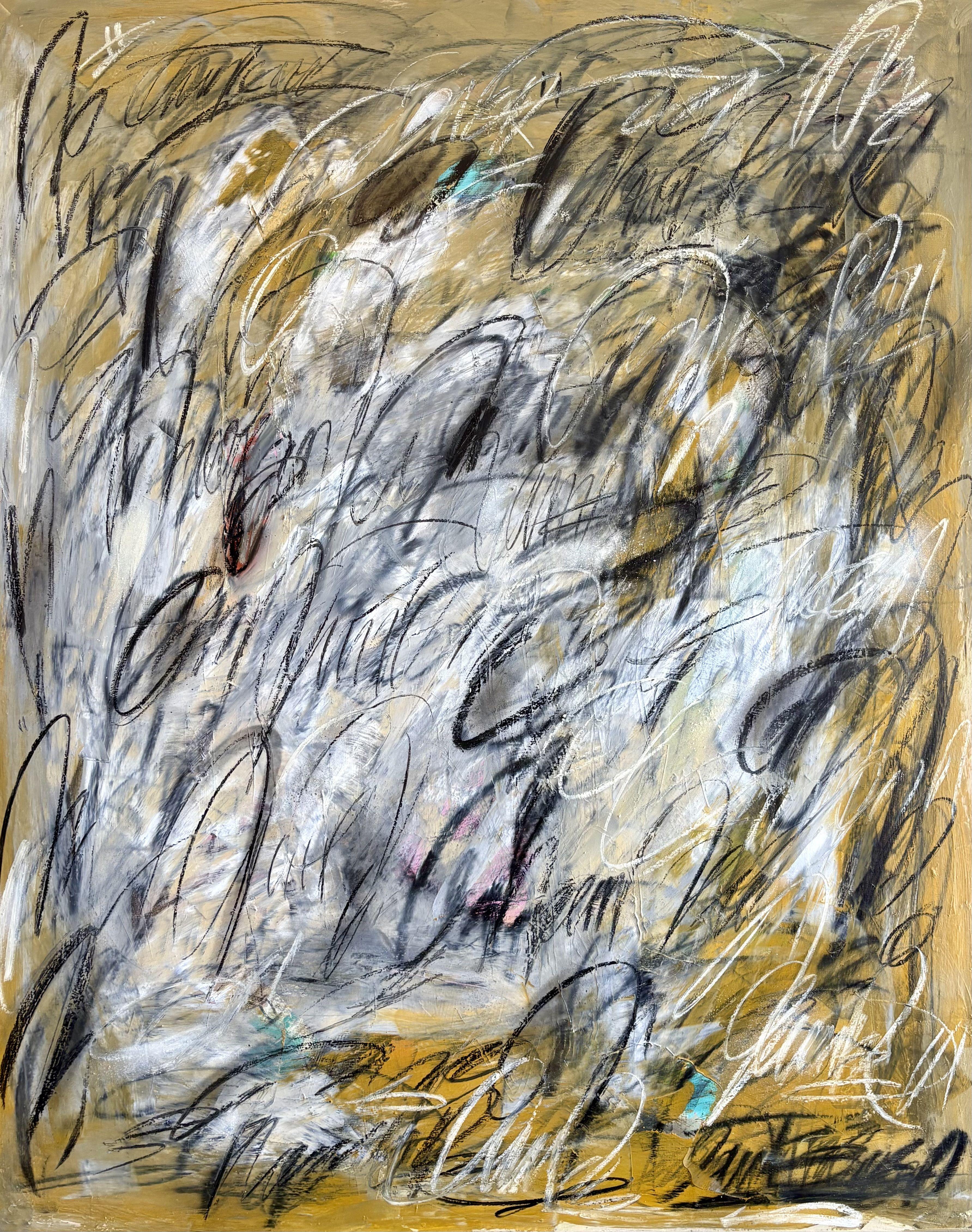 the Brown poem, Painting, Oil on Canvas