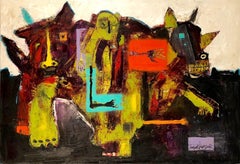 The horde, oil on canvas