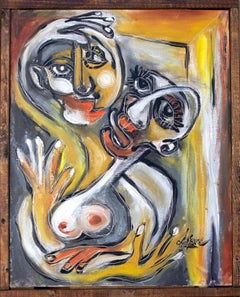 The Kiss, Painting, Oil on Canvas