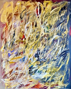 Sta calando la notte, Dipinto, Olio su tela
