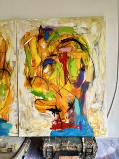 La squadra dei 3, Trittico, Pittura, Olio su tela