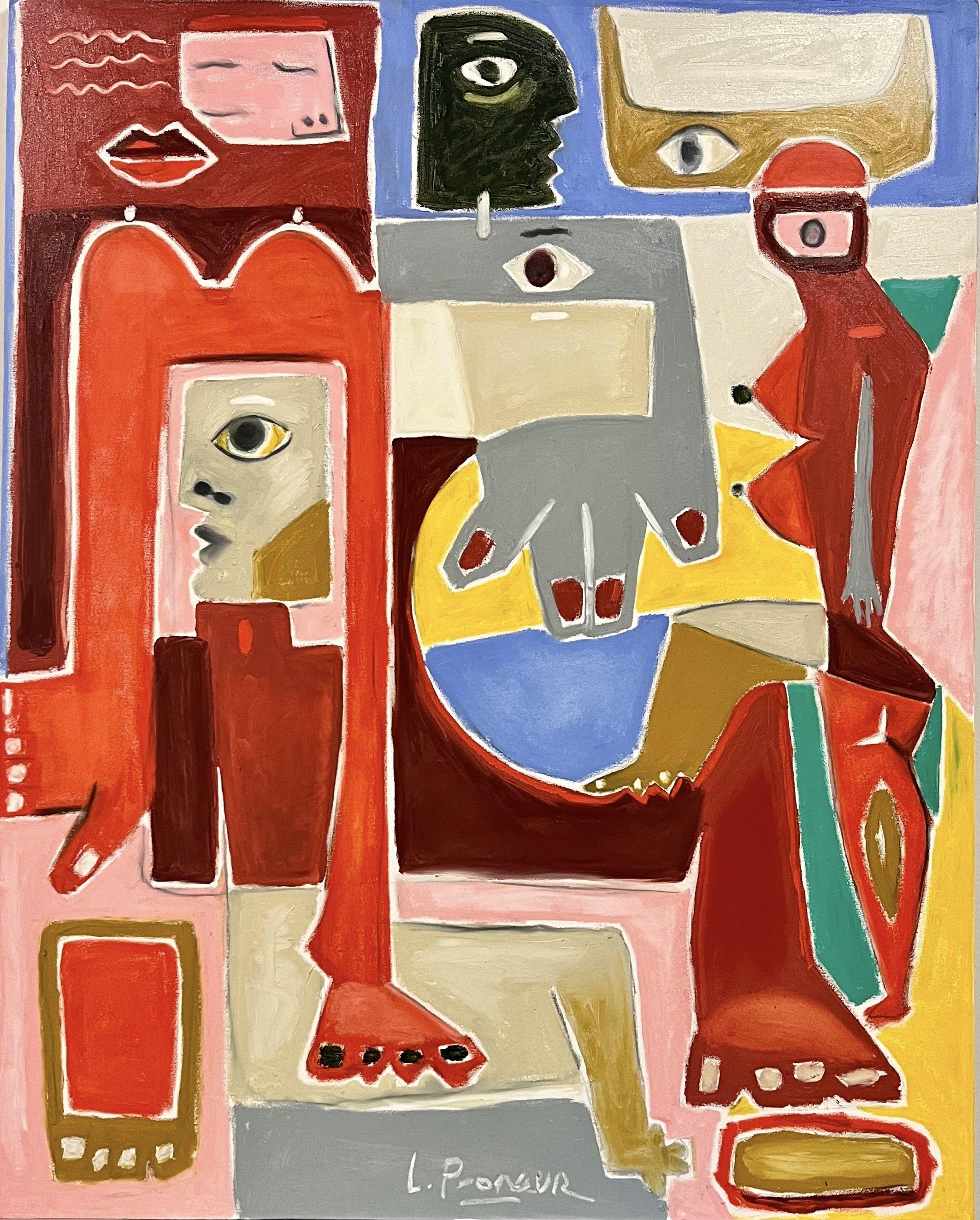 Homenaje a Françoise, Pintura, Óleo sobre lienzo