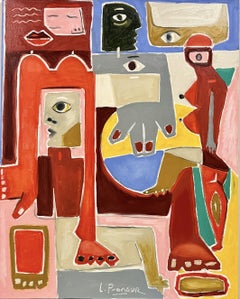 Homenaje a Françoise, Pintura, Óleo sobre lienzo