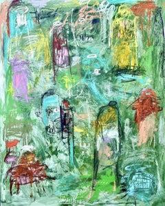 Vert de rage, Painting, Oil on Canvas