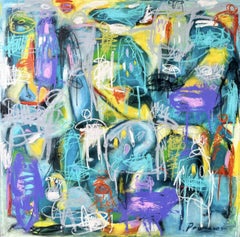 Vibrant Mess, Painting, Oil on Canvas