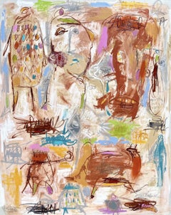 Walmart people, Painting, Oil on Canvas