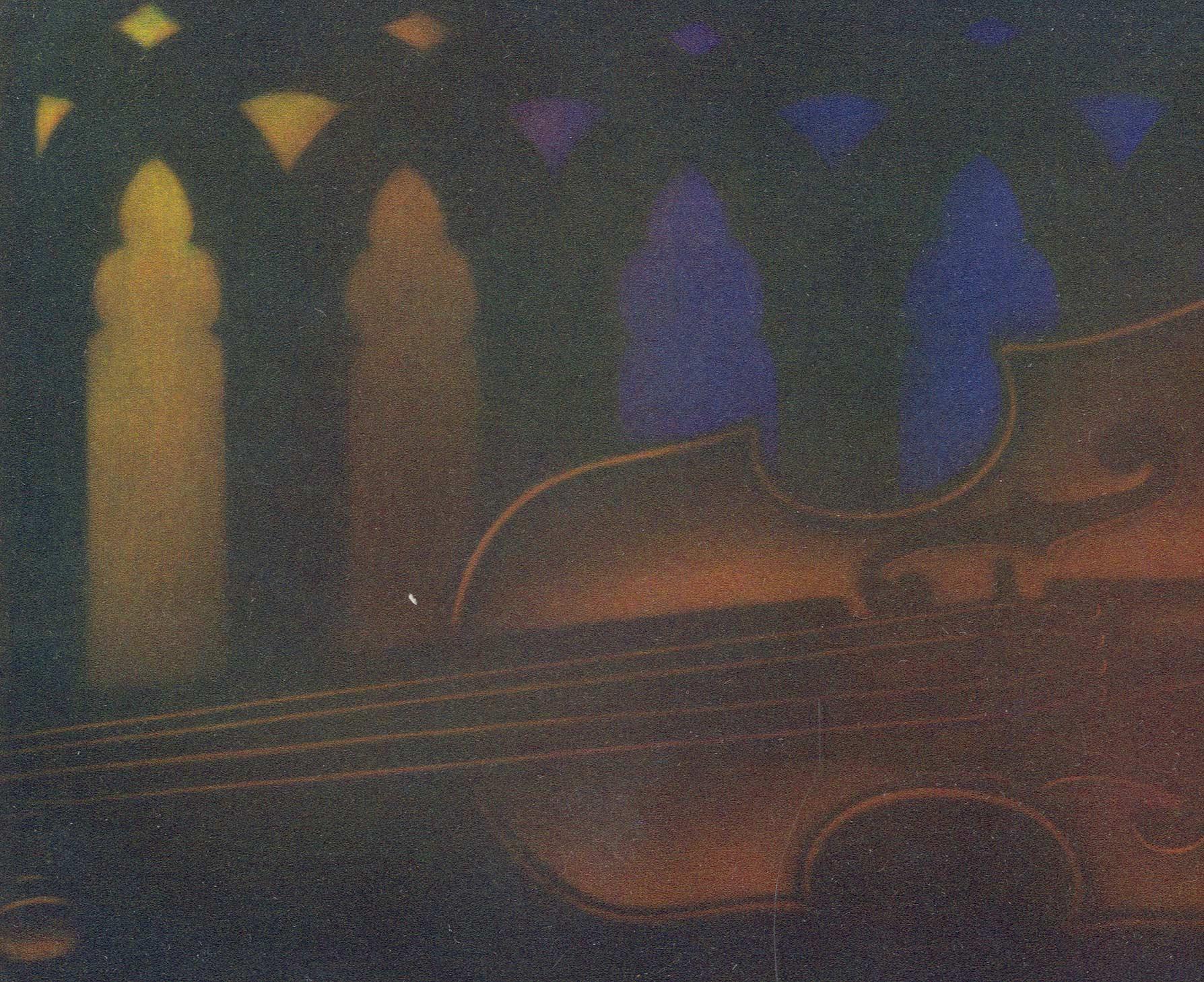HOMAGE TO VIVALDI - Contemporary Print by Laurent Schkolnyk