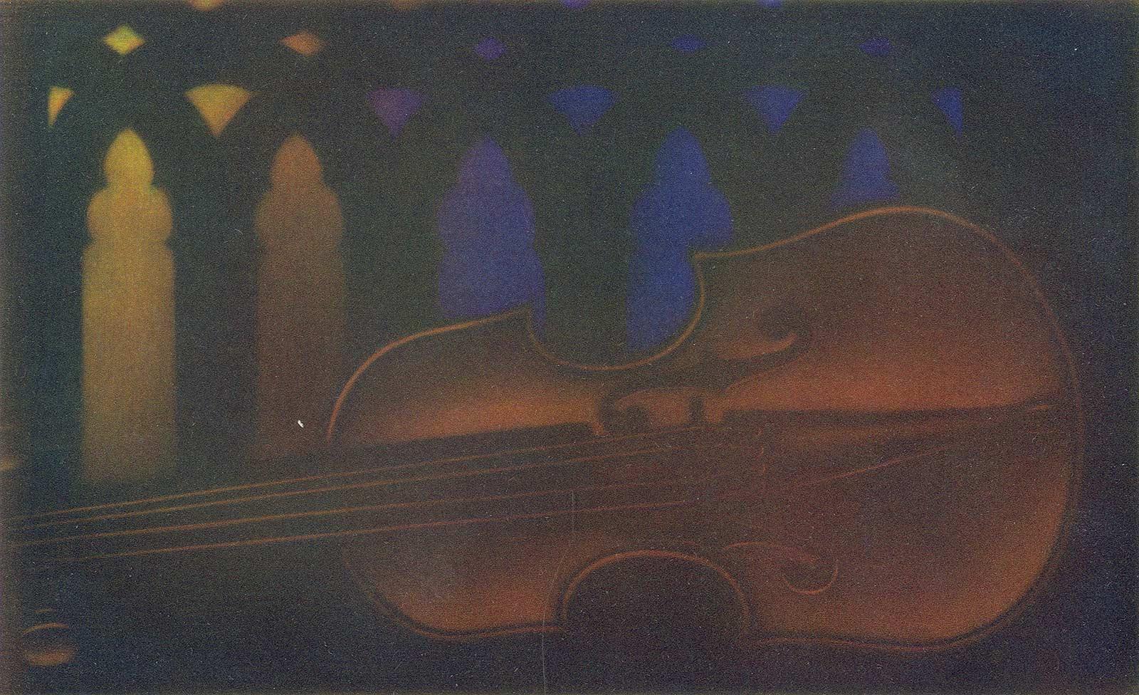Laurent Schkolnyk Still-Life Print - HOMAGE TO VIVALDI