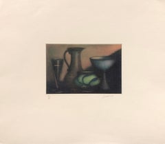 "La Coupe Bleue" Limited Edition Serigraph (37/80) Pencil-signed by the Artist