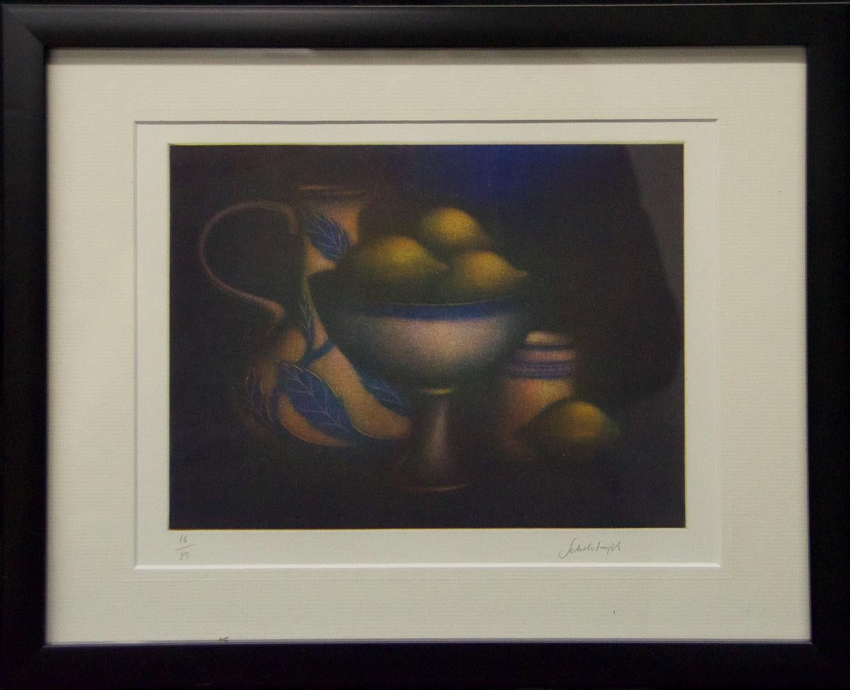 Laurent Schkolnyk Print - "Limonade" Limited Edition Serigraph (16/80) Pencil-signed by Artist
