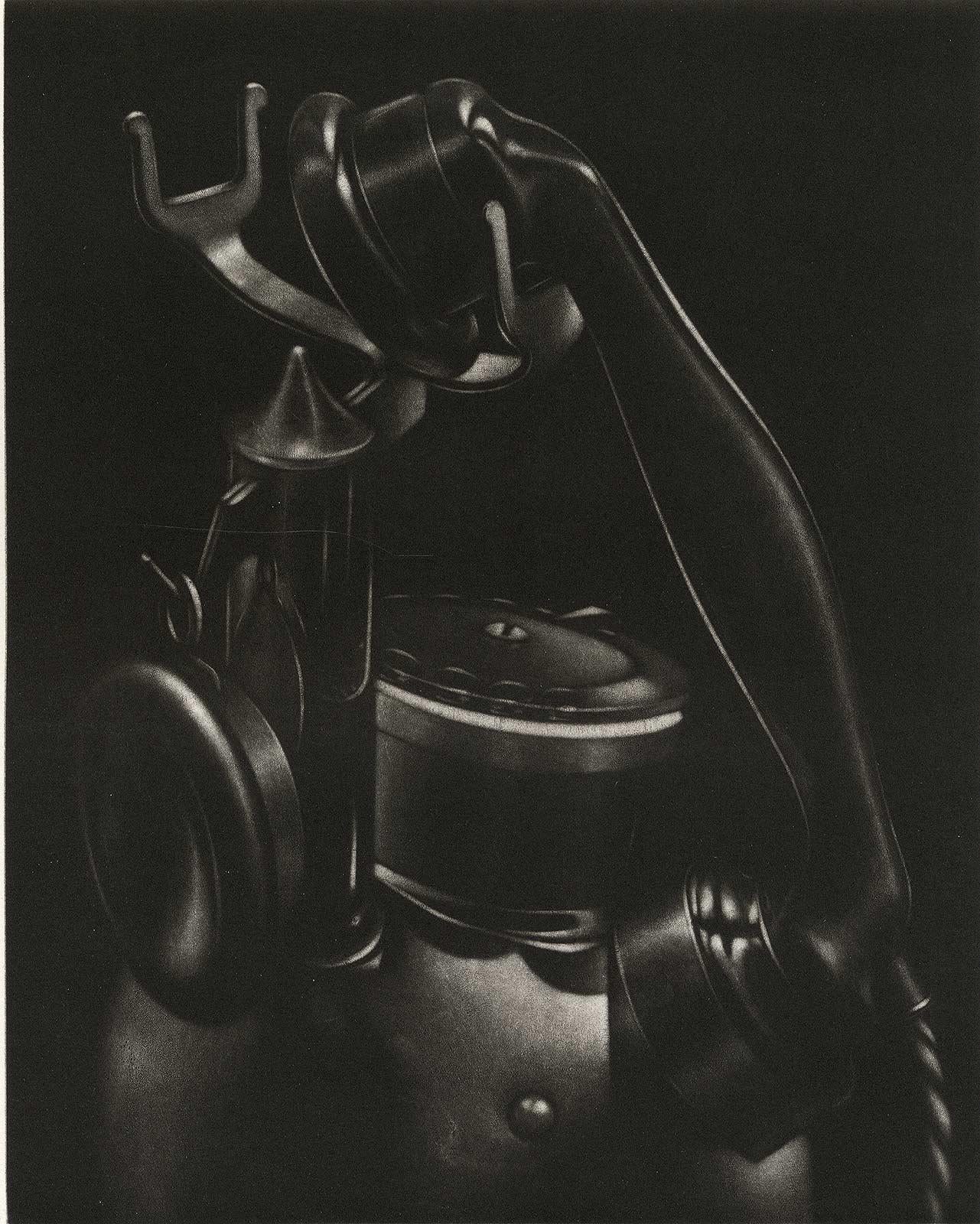 Laurent Schkolnyk Interior Print - Telephone (The iPhone of the early 20th Century)