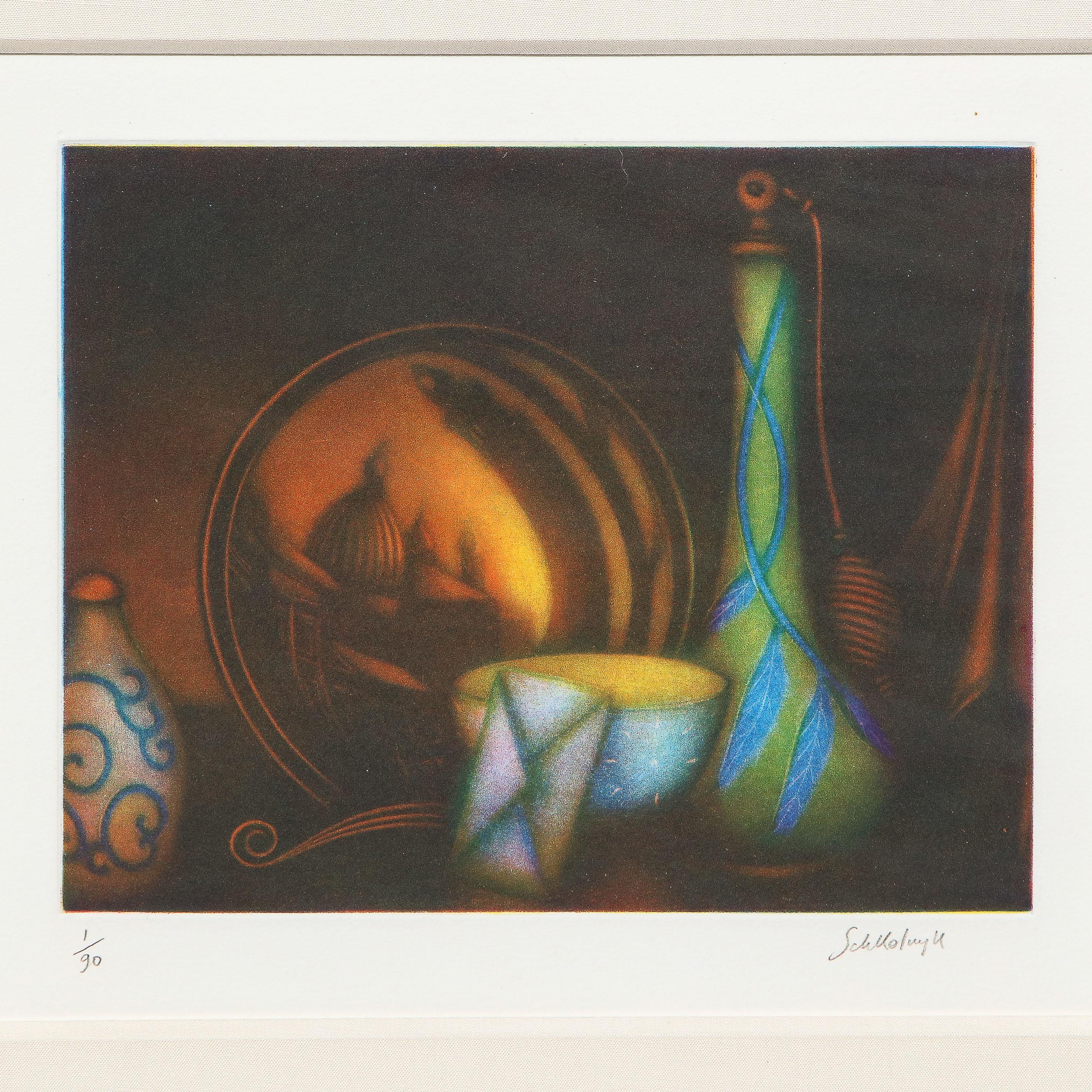 Untitled Symbolic French Still Life by Laurent Schkolnyk  For Sale 4