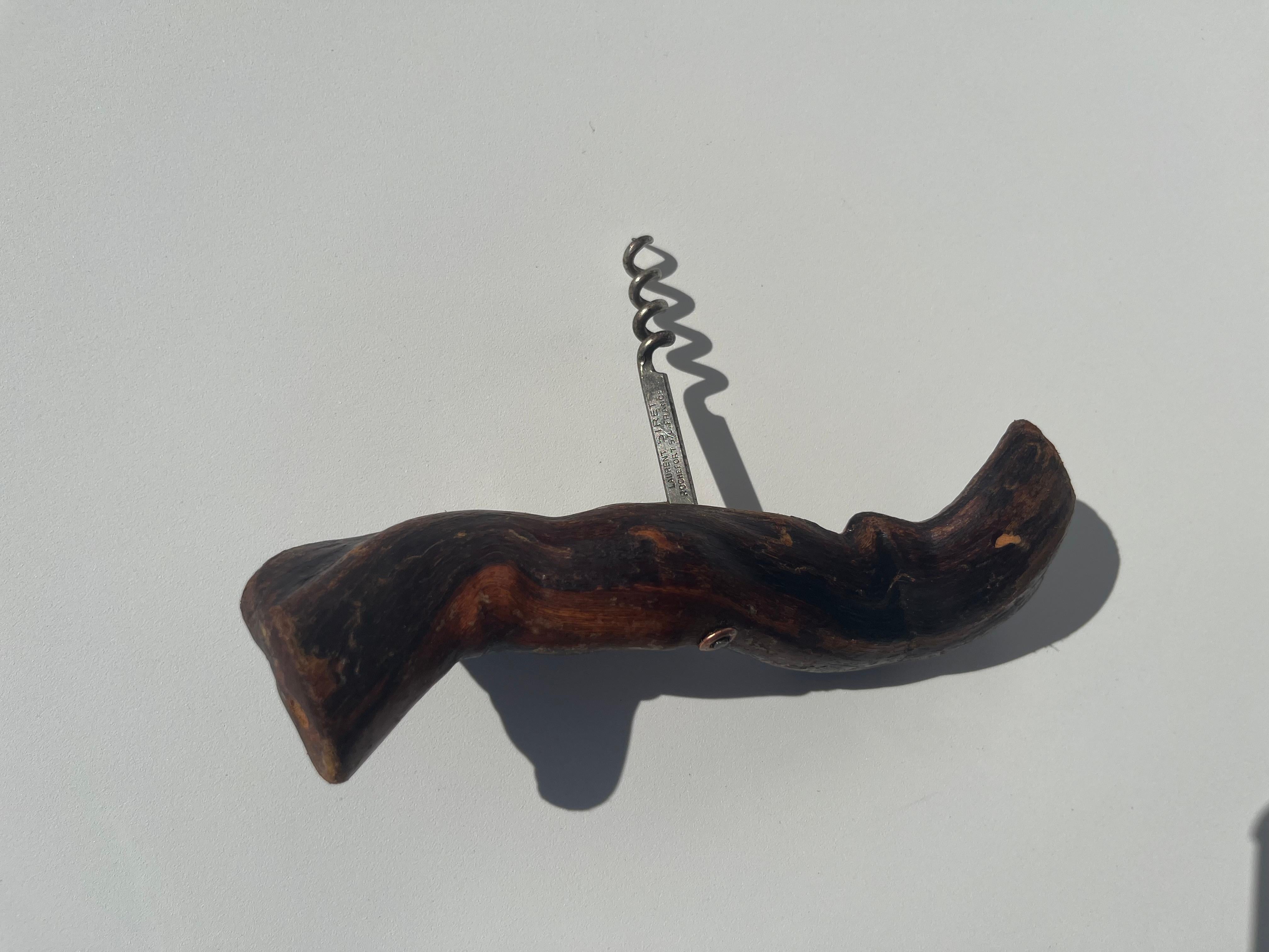 Laurent Siret, French Burlwood Cork Screw, France For Sale 3