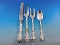 Laurentian by Birks Canada Sterling Silver Flatware Set for 8 Service 49 Pcs