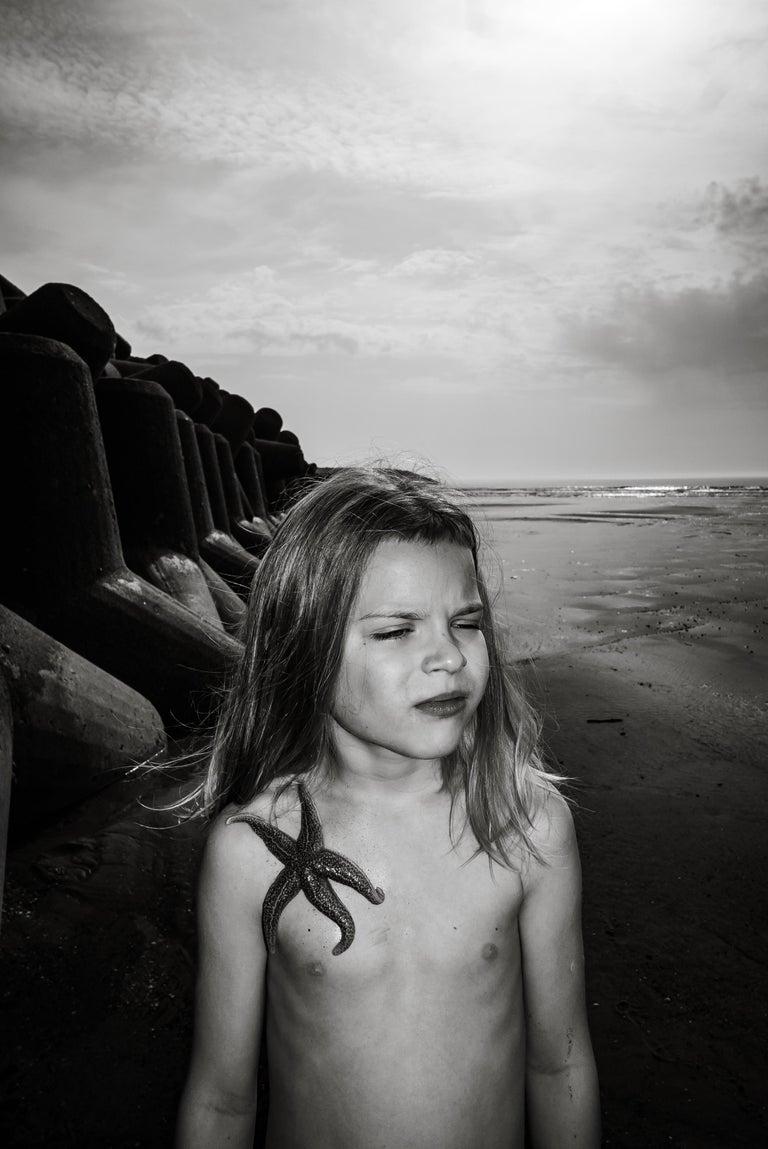 Laurentina Miksys Black and White Photograph - “His Starfish” Fine Art Photography Limited Edition Print of 1