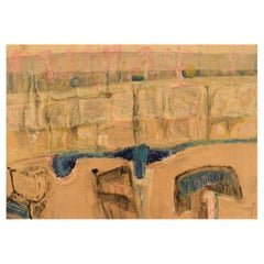 Lauri Nila '1898-1983', Listed Finnish Artist, Oil on Board, "Mutation"