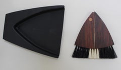 Laurids Lønborg Fish Table Sweeper Rosewood, Denmark, 1950s