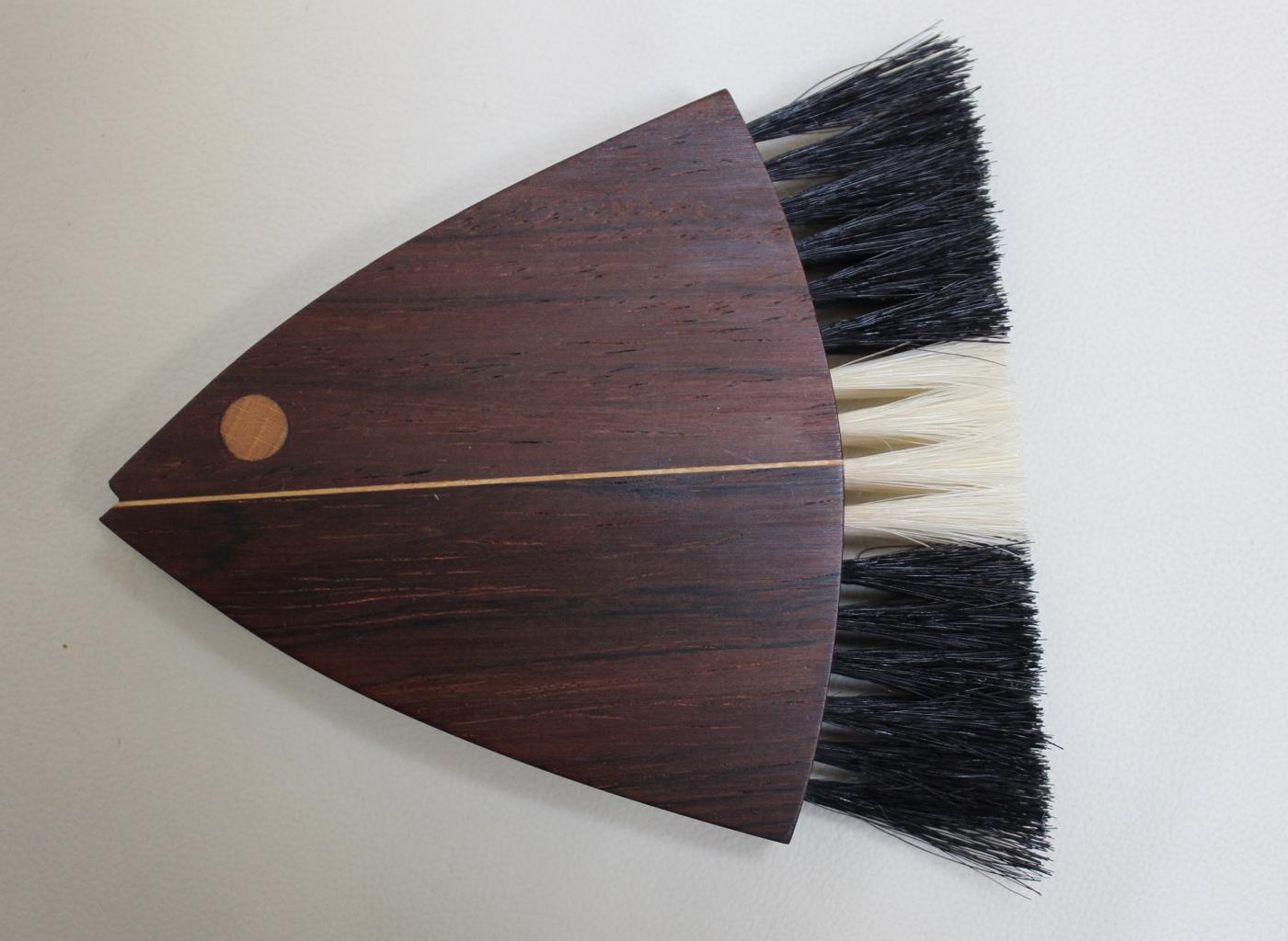 Danish Laurids Lønborg Fish Table Sweeper Rosewood, Denmark, 1950s For Sale