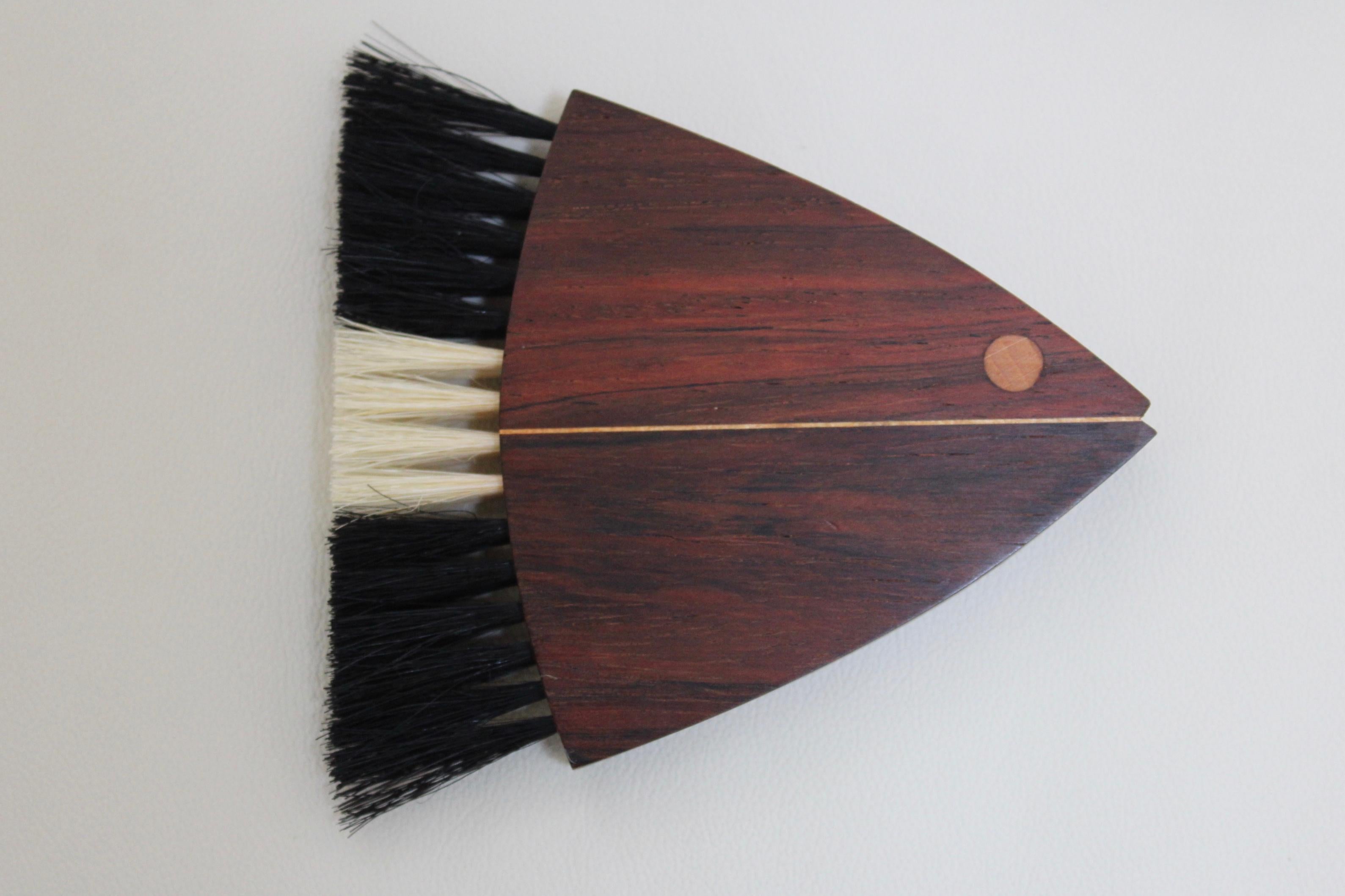 Laurids Lonborg Rosewood Fish Crumb Brush In Good Condition In New York, NY
