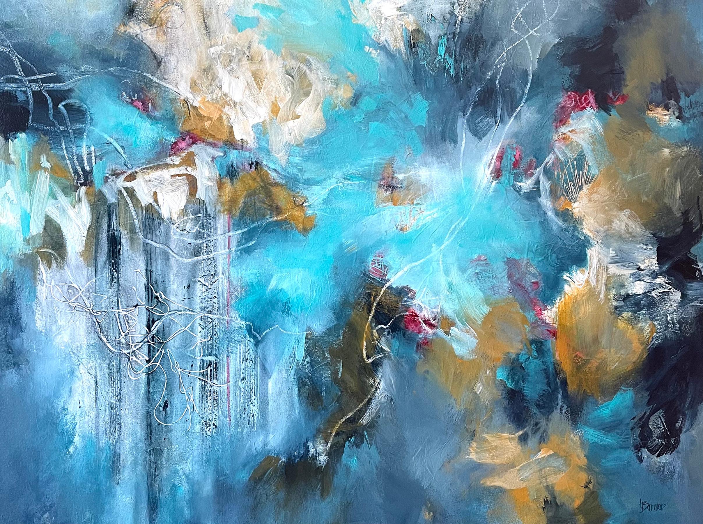 L'attrazione dell'acqua, Acrilico su tela, Contemporaneo, 36x48