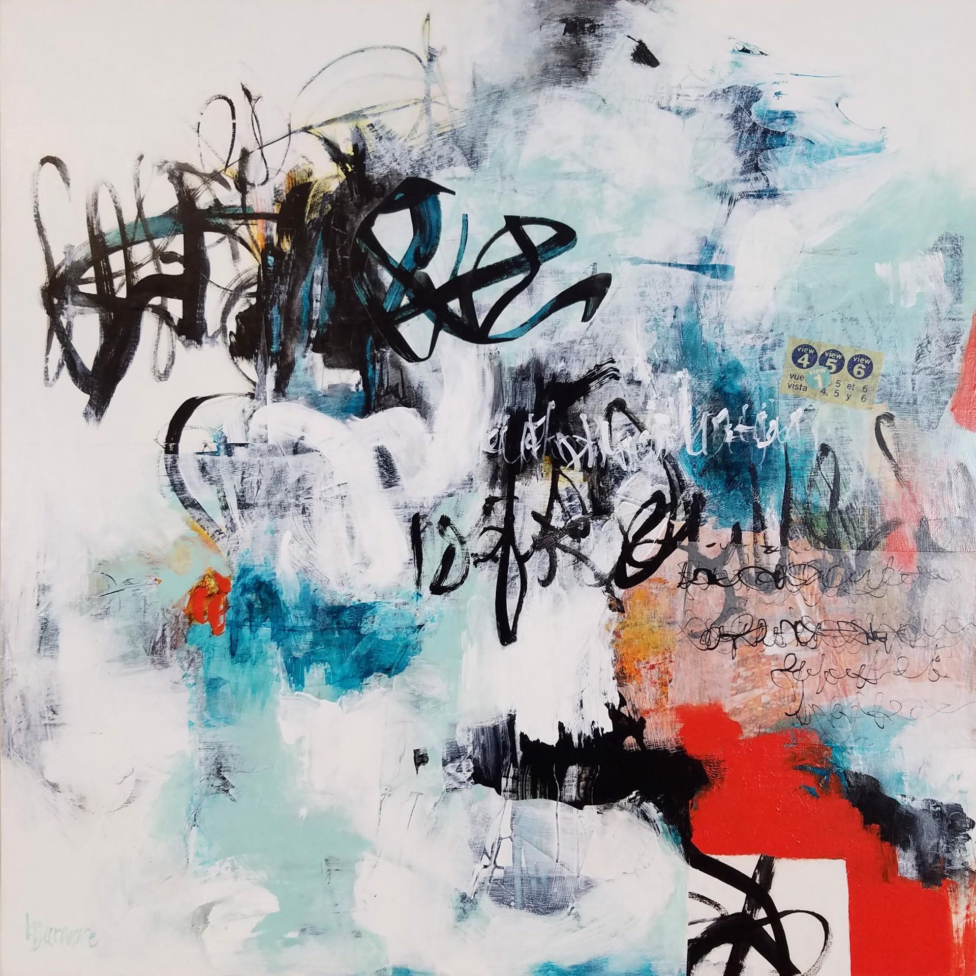 Le storie che ci creano #4 - Pittura astratta contemporanea (Blu+Rosso+Nero)