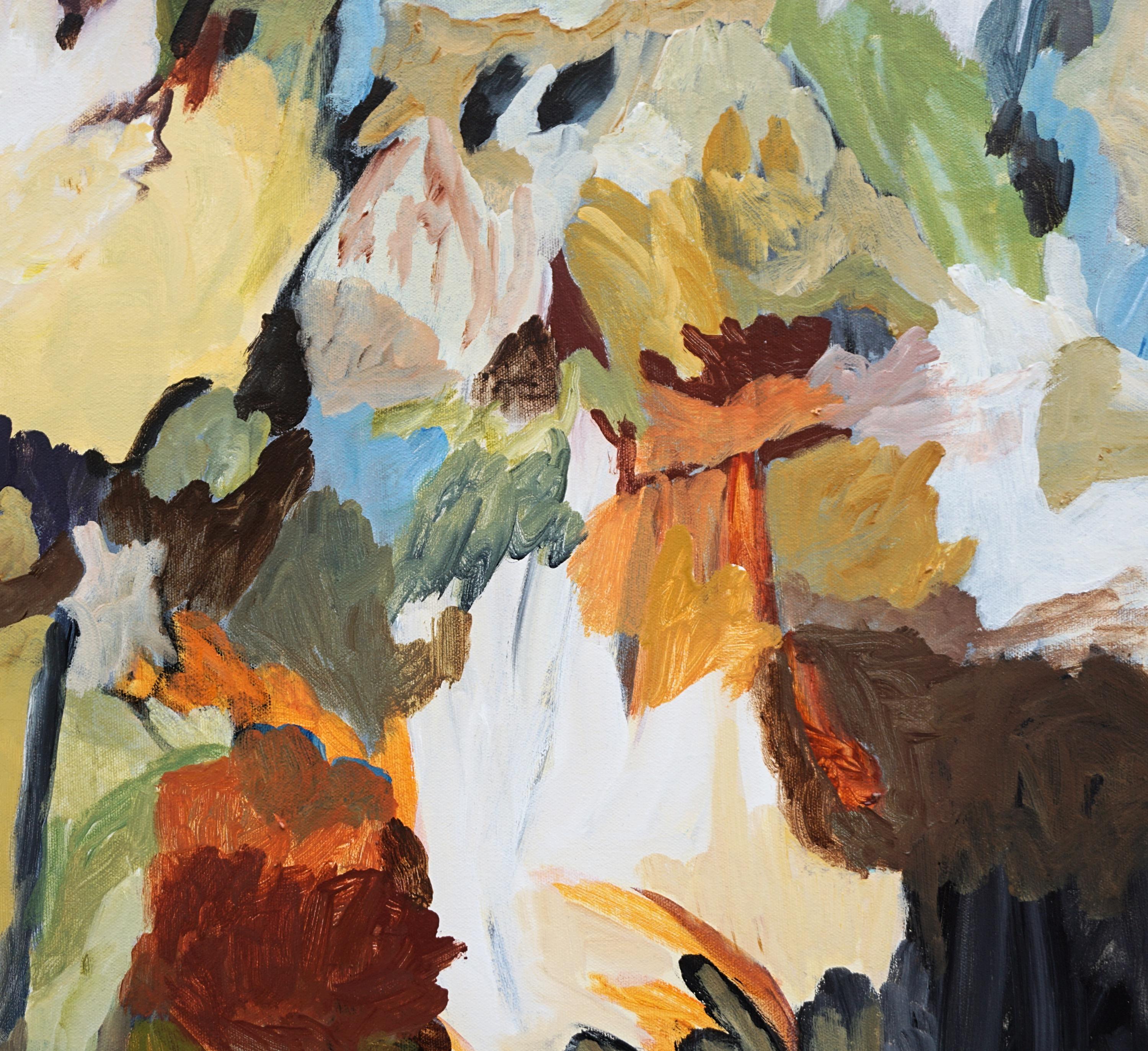 Mother Nature's Garden (Abstrakt), Painting, von Laurie MacMillan