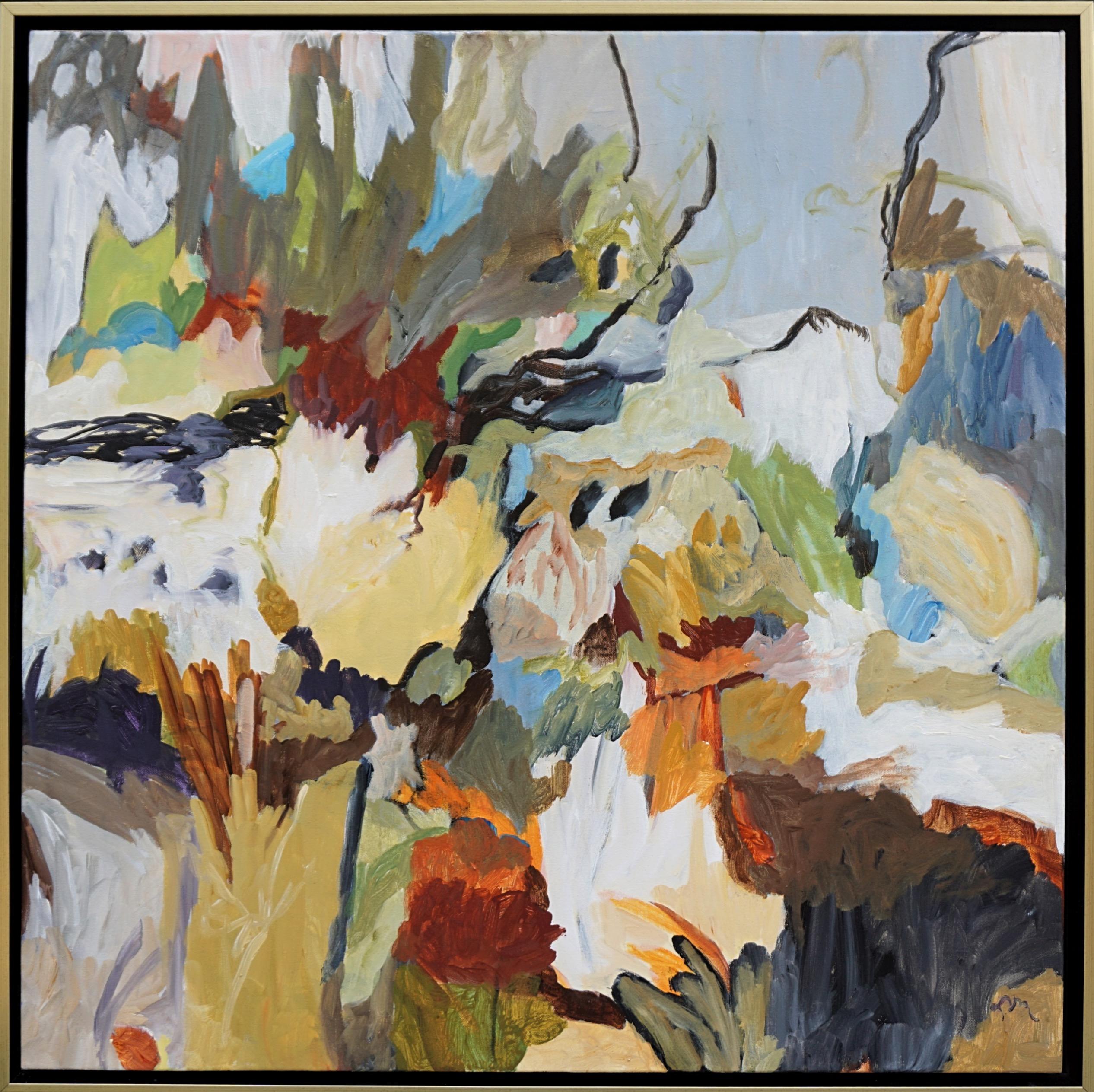 Laurie MacMillan Abstract Painting – Mother Nature's Garden