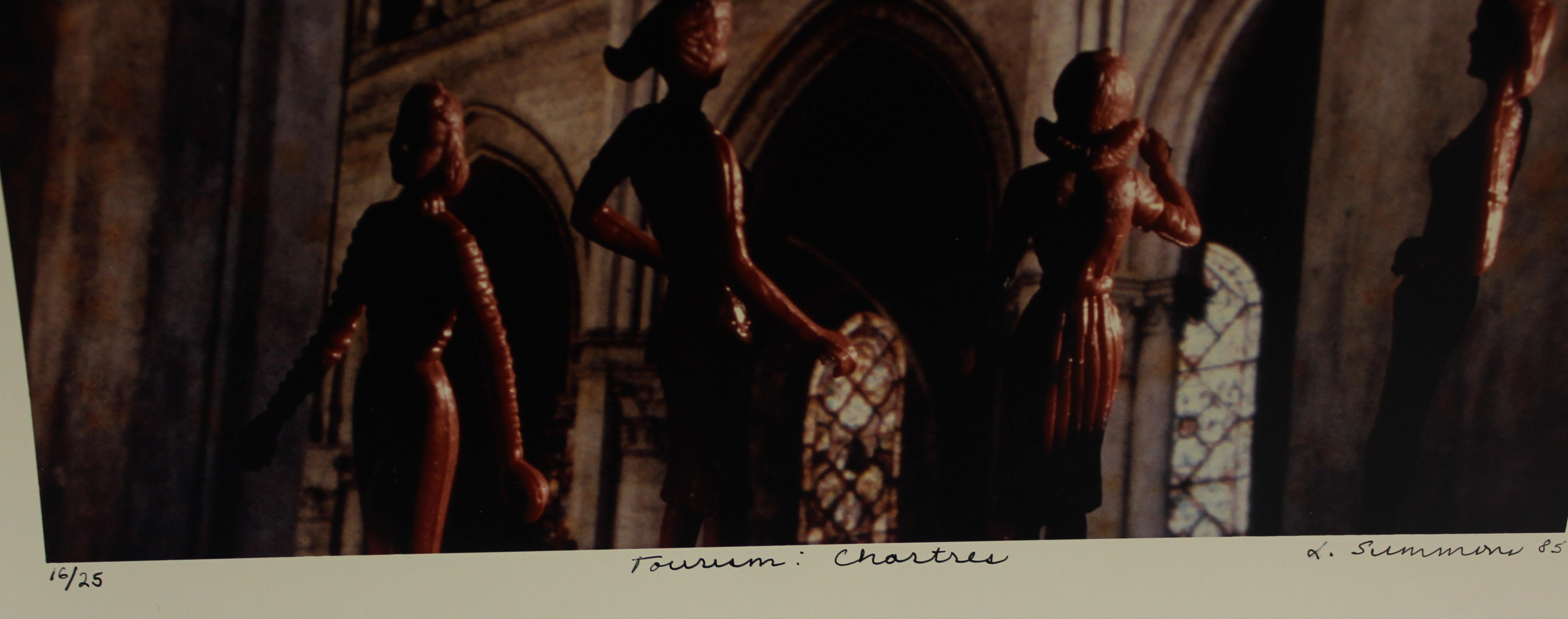 Tourism: Chartres, 1985
Chromogenic color print
18 × 12 in
45.7 × 30.5 cm
Edition of 16/25

Laurie Simmons has an ambitious exhibition currently on tour. 