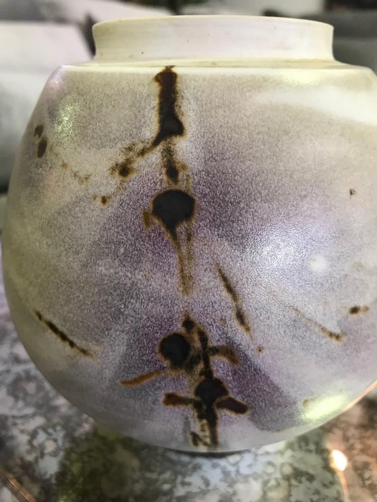 Modern Laurie V Adams Ceramic Pottery Vase
