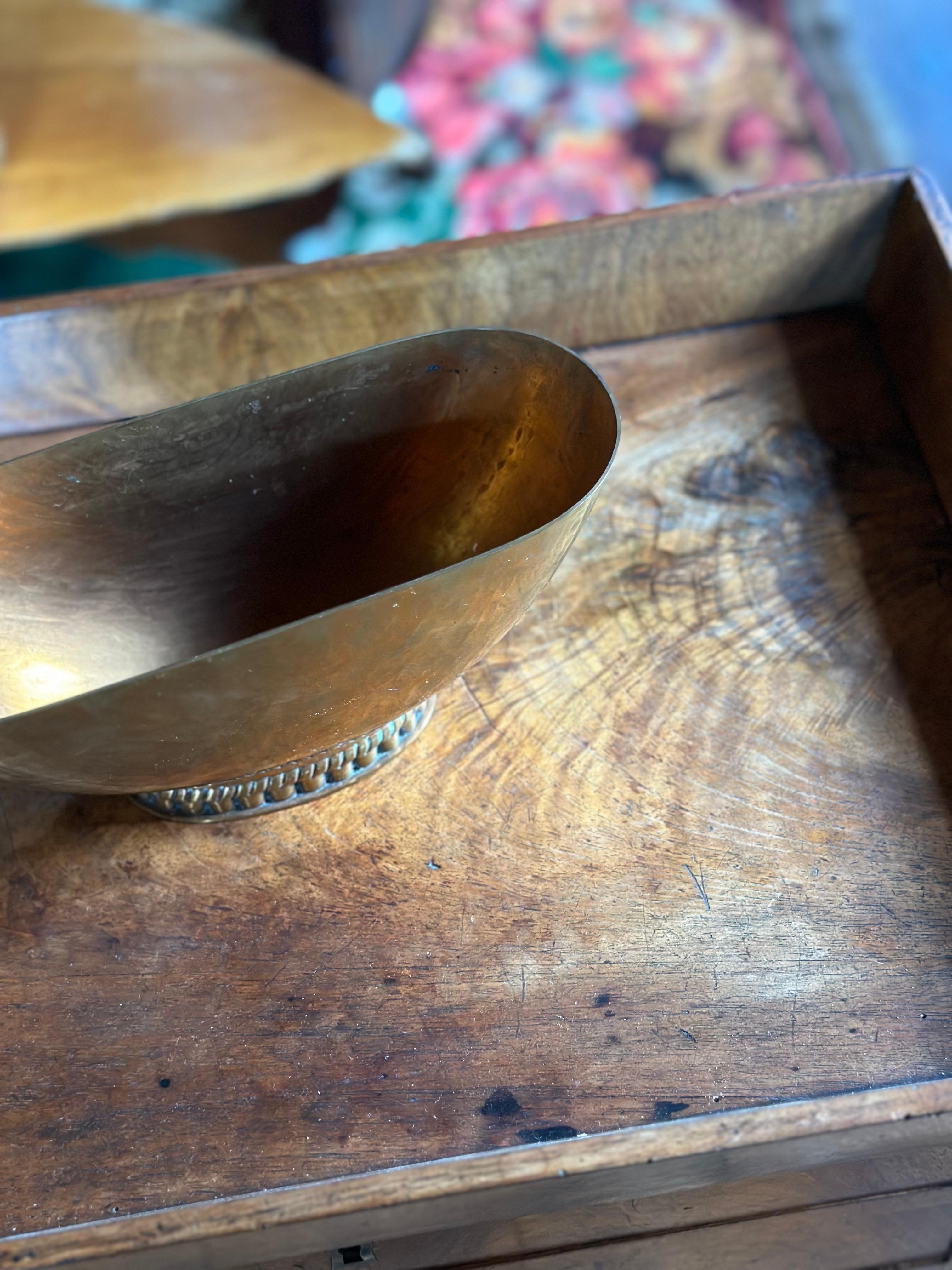 Art Deco Laurits Christian Eichner, bronze bowl For Sale
