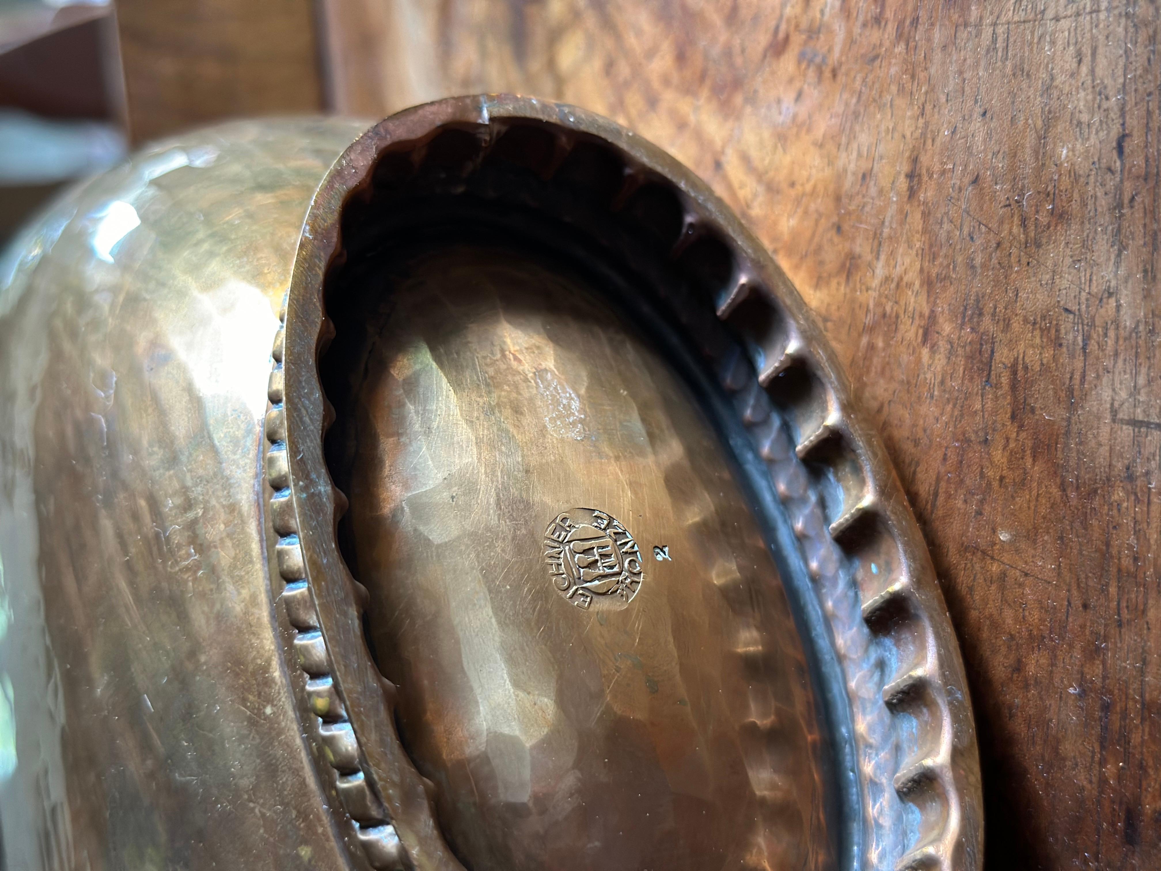 Danish Laurits Christian Eichner, bronze bowl For Sale
