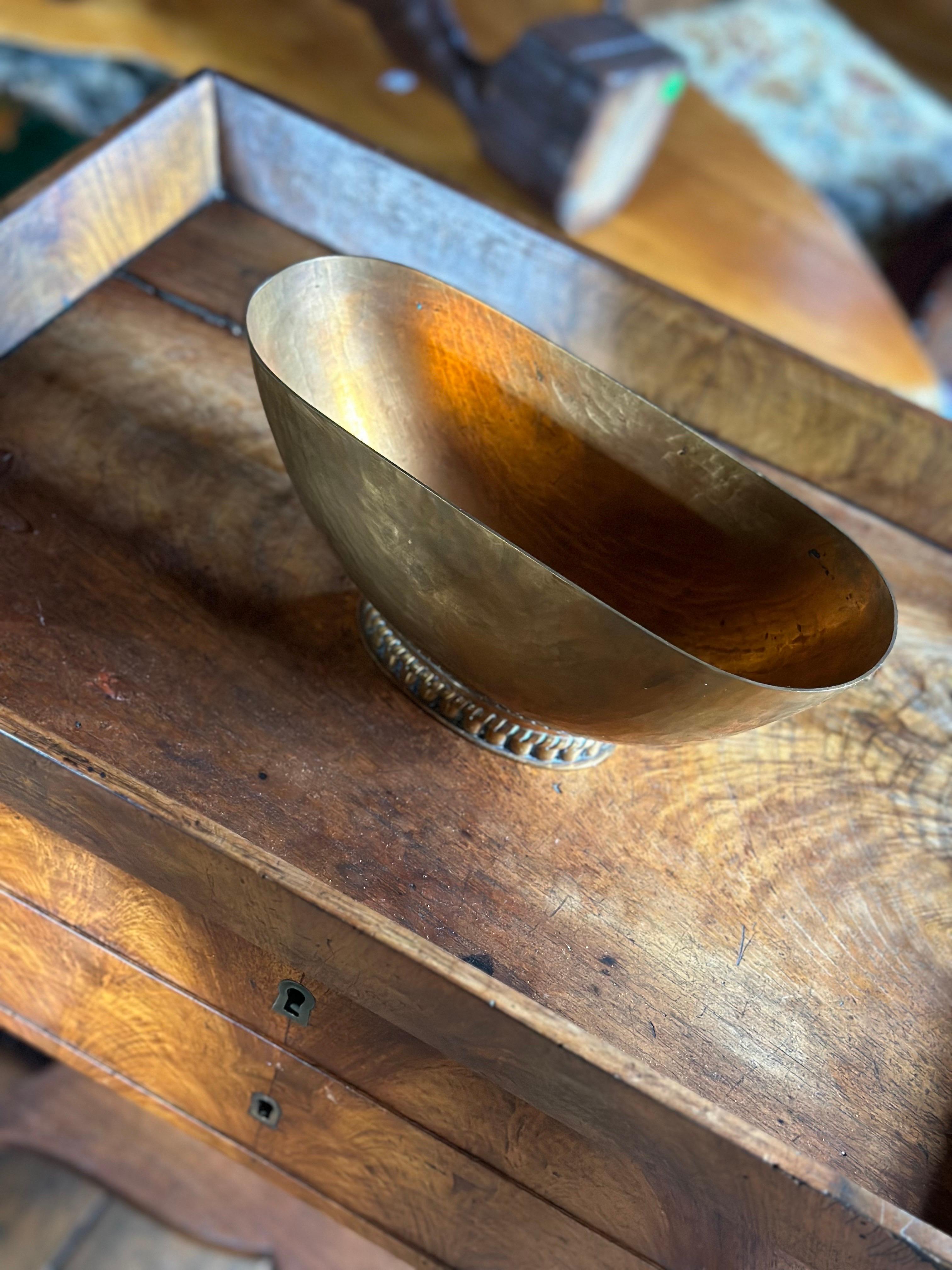 20th Century Laurits Christian Eichner, bronze bowl For Sale