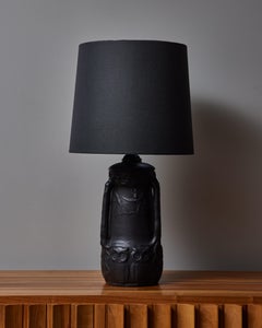 Lauritz Adolph Hjorth Glazed Ceramic Table Lamp