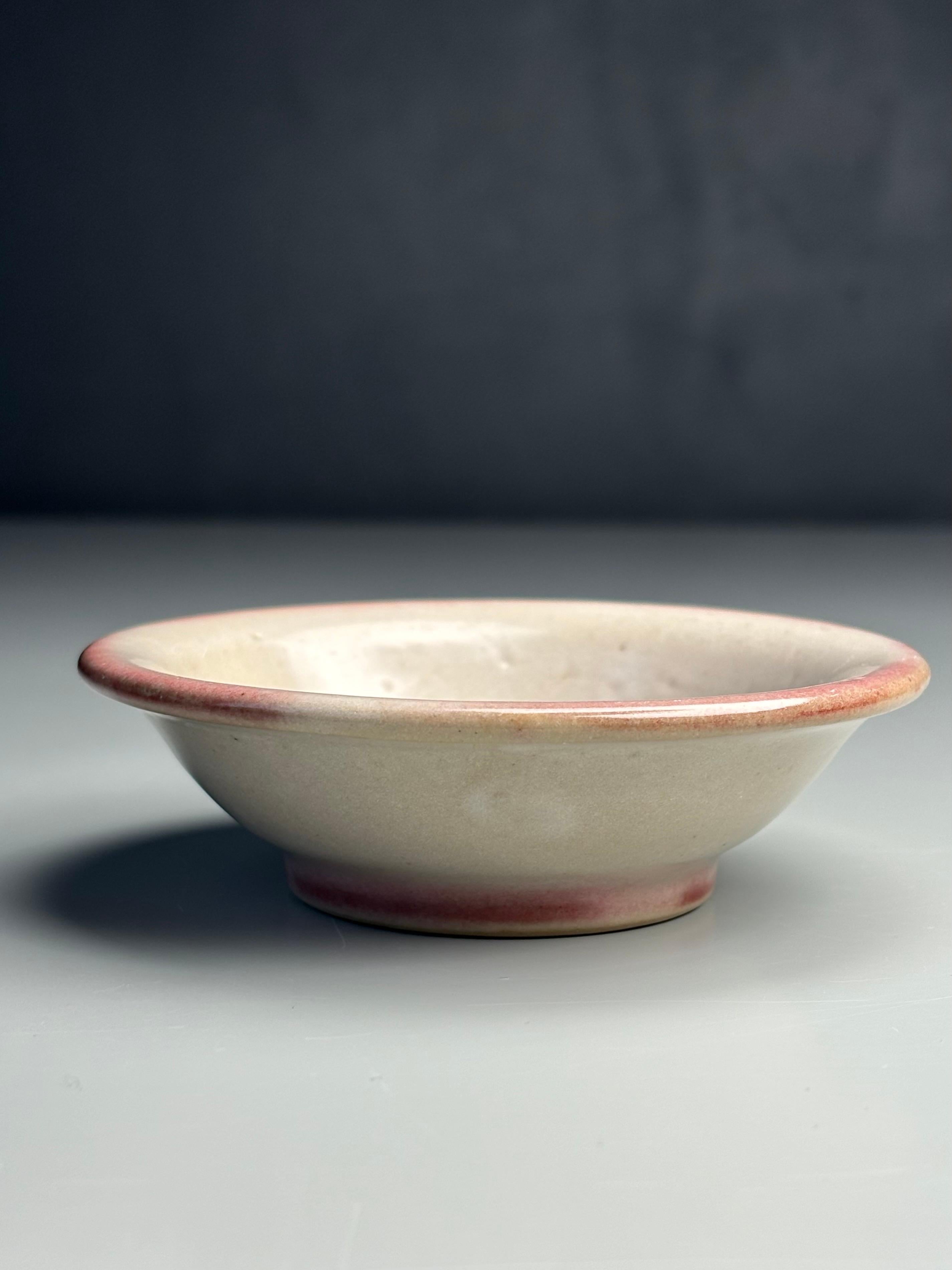 Vide-Poche gris et rose Lauritz Hjorth, années 1940 Bon état - En vente à Copenhagen, DK
