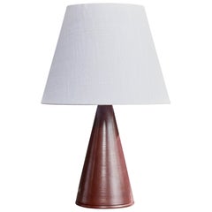 Lauritz Hjorth, Table Lamp, Ceramic, Denmark, 1950s